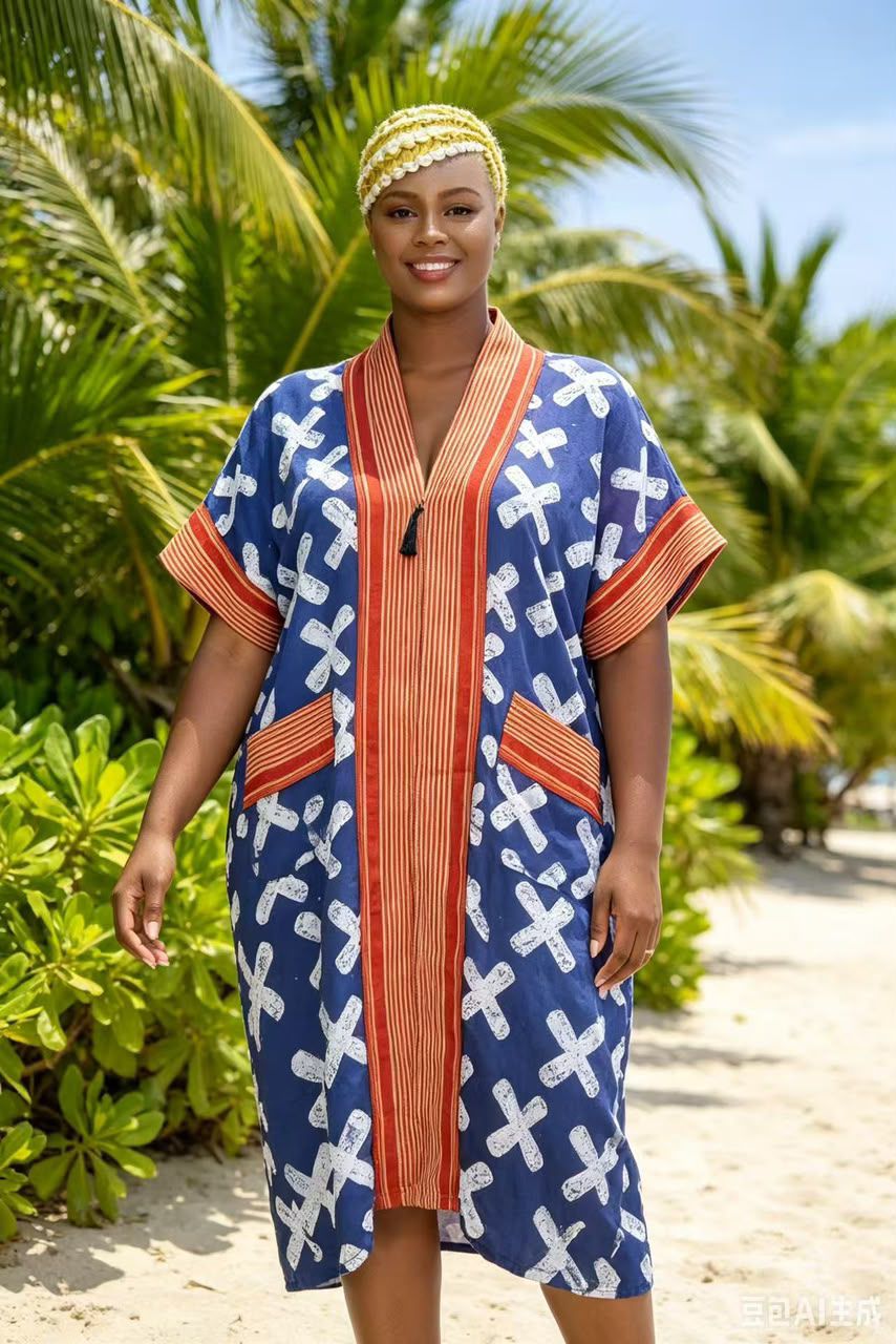 Robe femme kimono africaine