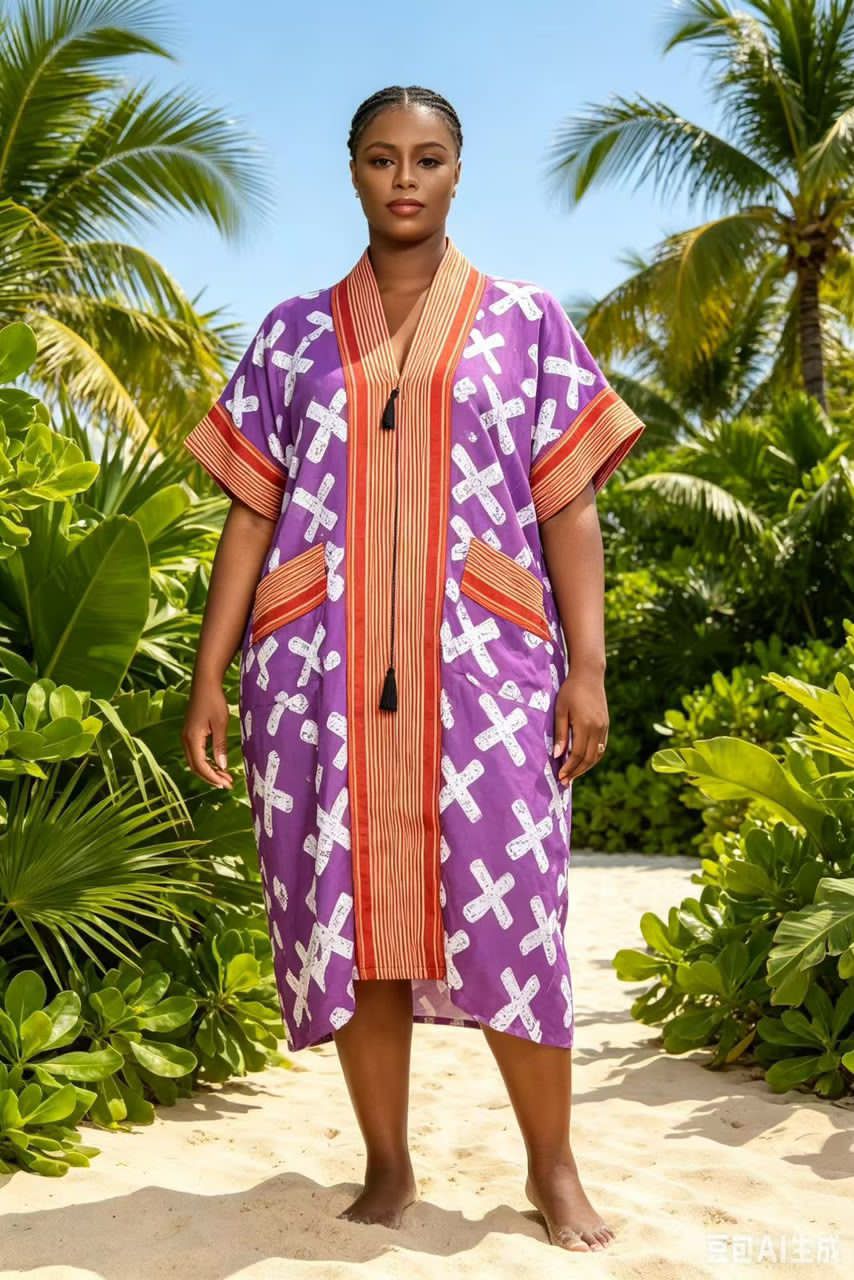 Robe femme kimono africaine
