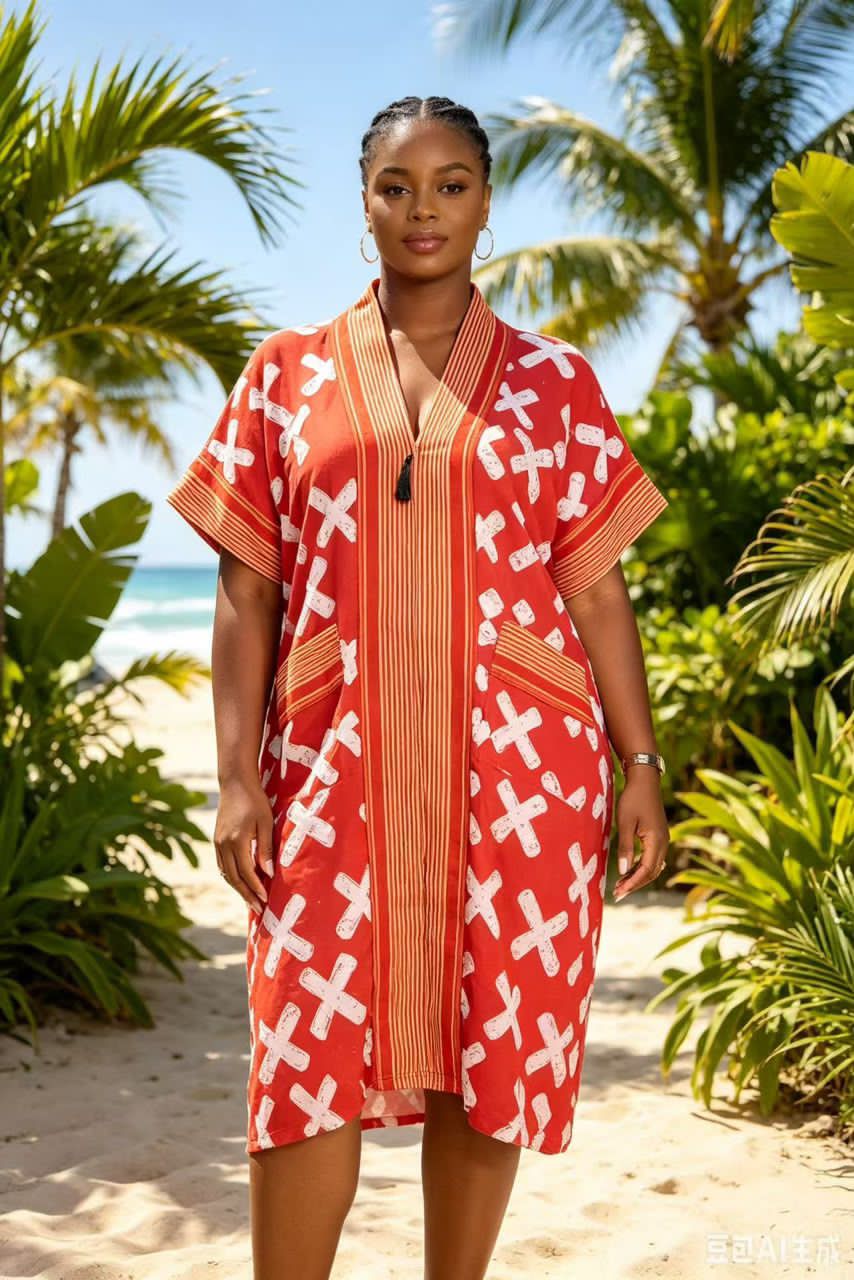 Robe femme kimono africaine