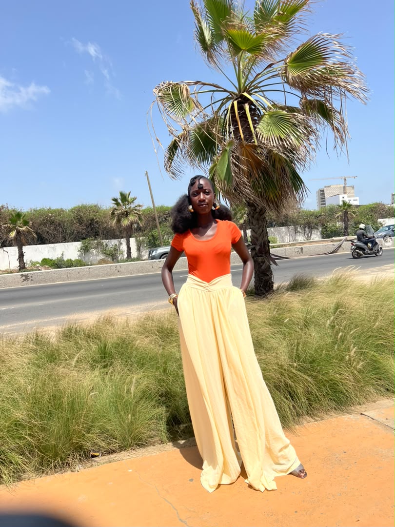 Pantalon bas large