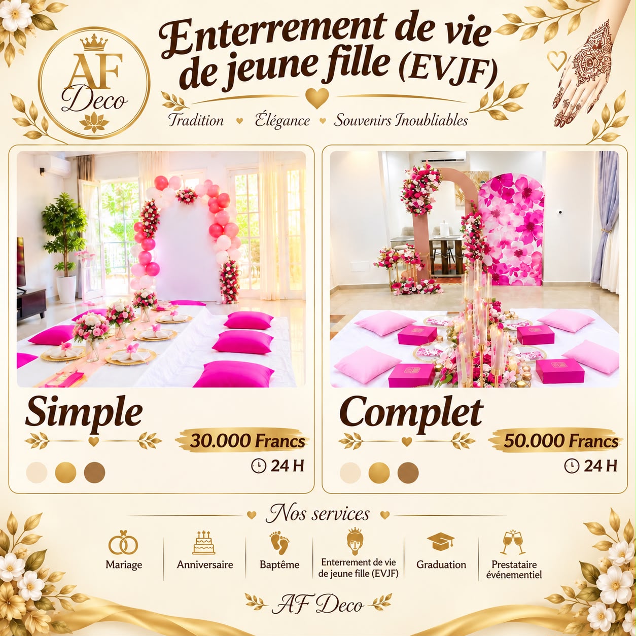 Décoration EVJF